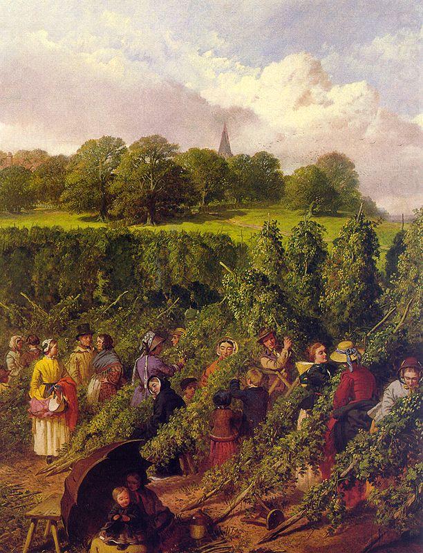John F Herring The Hop Pickers china oil painting image